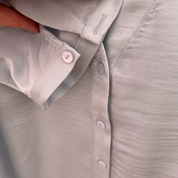 Atelier Industrie baby blue short sleeved blouse - Picture 10 of 13